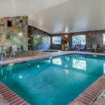 indoor pool and hot tub